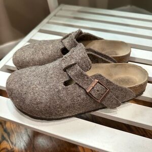 Birkenstock Boston Wool Clogs
